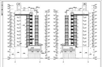 某市小高层住宅建筑施工图（全套）