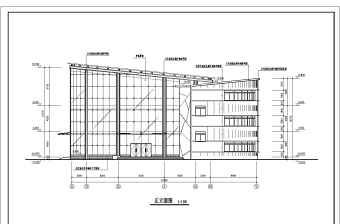 某市高级小区会所建筑设计图纸