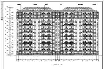 12层小高层住宅楼建筑设计CAD施工图纸（含效果图）