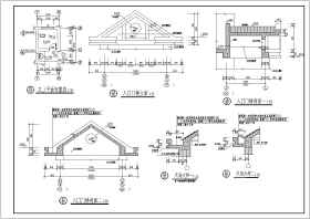 联排别墅建筑施工CAD设计图