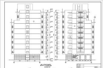 高层商住建筑施工设计CAD图纸（建筑规划图）