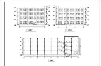 大型超市建筑设计施工CAD图
