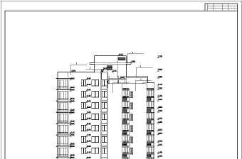某地高层单身公寓建筑cad施工图（共17张）