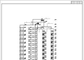 某地高层单身公寓建筑cad施工图（共17张）