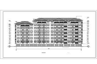 某地某小区多层住宅楼建筑施工图