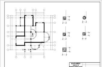 城堡式别墅建筑设计施工图
