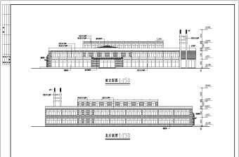 某教学楼建筑cad施工图