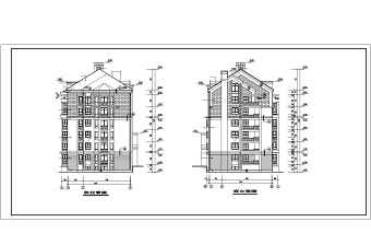 某地高档小区多层住宅楼建筑施工图