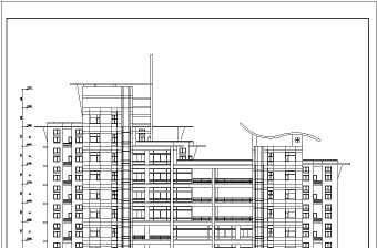 高层商住楼建筑施工设计CAD全套图纸
