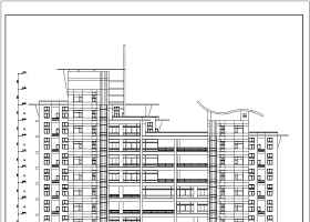 高层商住楼建筑施工设计CAD全套图纸