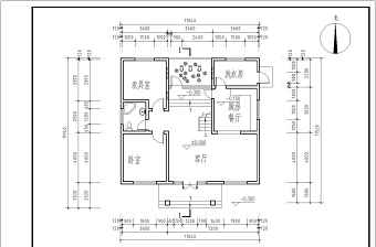 221.8平方米别墅建筑设计图纸