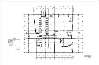 功能复杂的综合商业办公楼建筑图