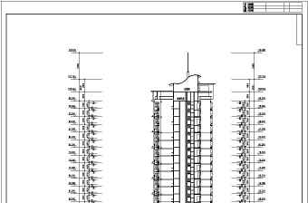 高层商住楼建筑设计CAD施工图