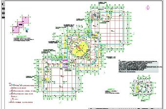 现代风格办公楼，造型丰富复杂，全套CAD施工图