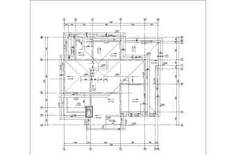 二层欧式别墅建筑设计施工图
