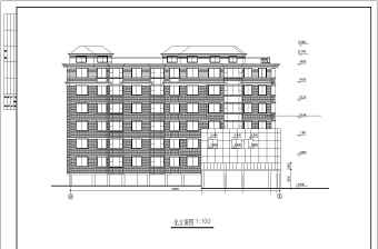 江南某多层住宅全套建筑设计图