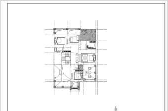 某地二层欧式风格独栋别墅建筑设计cad图