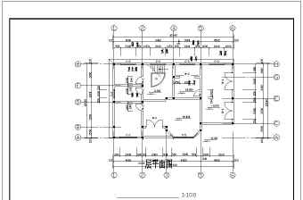 某小型别墅建筑结构施工图纸