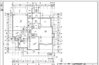 433平米别墅建筑设计施工图