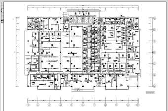 德信某办公楼整套空调设计cad平面施工图