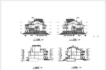 某奢华别墅建筑设计图纸