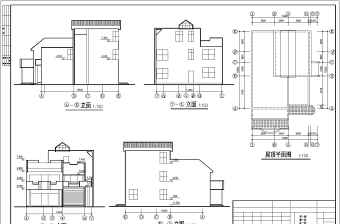 364平米别墅建筑设计施工图