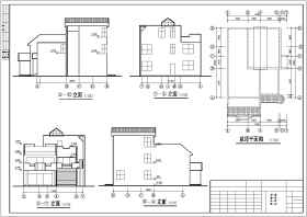 364平米别墅建筑设计施工图