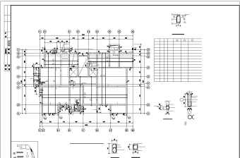 纯剪力框架结构住宅楼建筑结构图