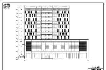 某高层综合楼cad施工图