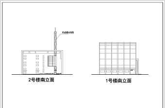 某综合楼建筑CAD全套设计方案图