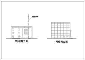 某综合楼建筑CAD全套设计方案图