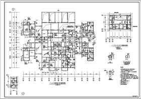 某医院结构设计CAD图纸