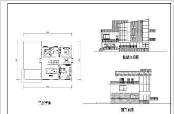 某地临河别墅建筑设计施工图