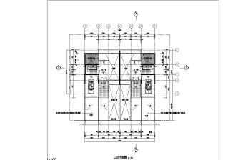 247平米联排别墅建筑设计施工图