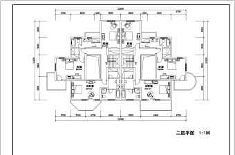 排屋别墅建筑设计施工图