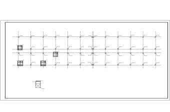 潍坊某5层框架综合楼结构设计图
