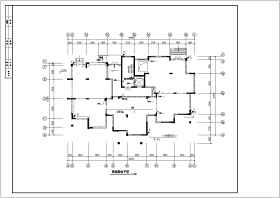 北方某小区高层住宅楼全套电气CAD设计图纸