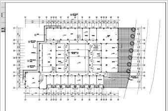 某集体宿舍楼建筑设计平面图