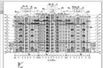 帕拉帝奥高层住宅建筑施工图（全套）