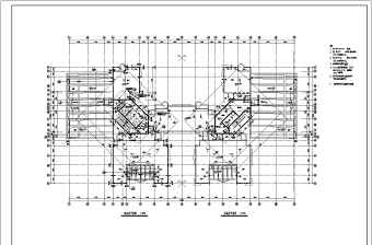 高层住宅建筑施工设计CAD图
