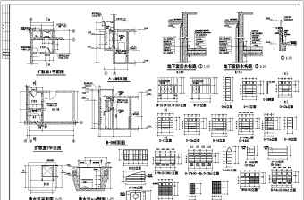 大型商场全套建筑施工设计CAD图