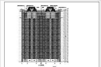 31层欧式高层住宅楼cad施工图