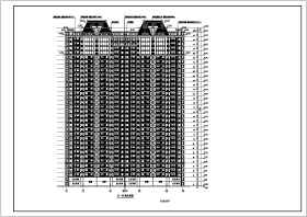 31层欧式高层住宅楼cad施工图