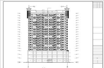 某高层综合楼cad施工图