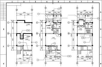 联排别墅建筑设计方案图纸