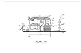 139.86平米独栋别墅建筑图