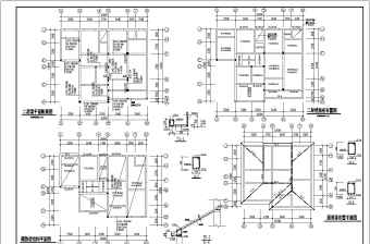 某私家小别墅全套建筑结构施工图