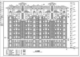 南郡明珠小高层住宅建筑施工图（全套）