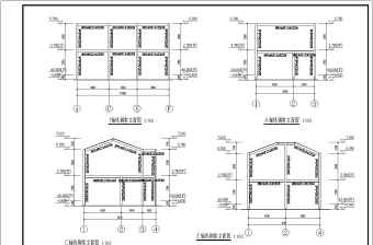 二层轻钢别墅建筑结构施工图
