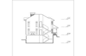 418.84平米别墅建筑设计图纸